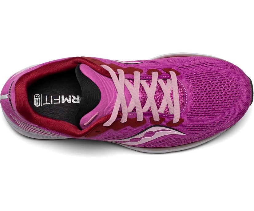 Saucony Ride 14 Women's Running Shoes Purple | Canada 195DFMN